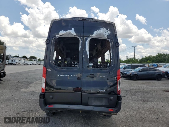 2020 Ford Transit Passenger XL with VIN 1FBAX2XGXLKA08747, listed as a Copart auction lot 66141634 with Not Provided miles and Non Repairable. Bid and sale history available at carsss.com. Image 6.