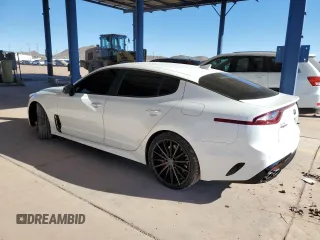 2019 Kia Stinger GT with VIN KNAE35LC0K6052421, listed as a Copart auction lot 84418464 with 83,103 mi miles and Salvage Title. Bid and sale history available at DreamBid. Image 2.