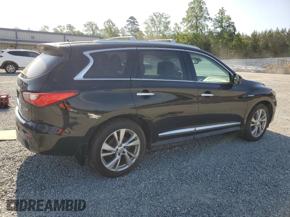 2014 Infiniti QX60 Hybrid with VIN 5N1CL0MM3EC515285, listed as a Copart auction lot 55140855 with 156,880 mi miles and Salvage Title. Bid and sale history available at DreamBid. Image 3.