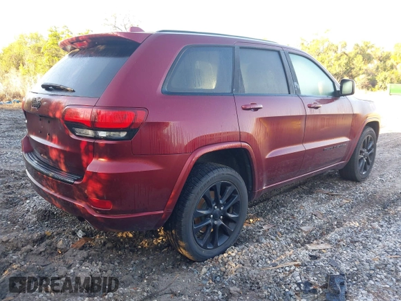 2018 Jeep Grand Cherokee Laredo with VIN 1C4RJFAG8JC285565, listed as a IAAI auction lot 41847198 with 96,814 mi miles and . Bid and sale history available at DreamBid. Image 4.