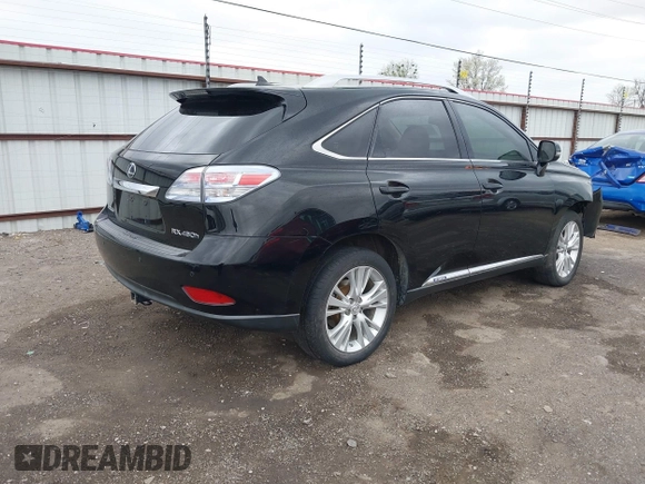 2010 Lexus RX 450h with VIN JTJBC1BA0A2029383, listed as a IAAI auction lot 41836107 with 223,058 mi miles and . Bid and sale history available at DreamBid. Image 4.