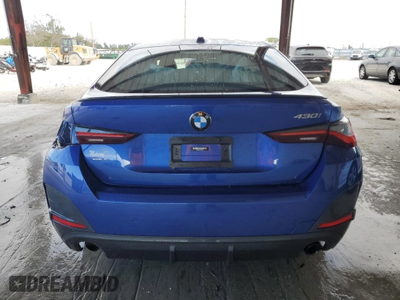 2023 BMW 4 Series 430i z VIN WBA63AV08PFP34616, wystawiony jako Copart lot #83859114 z przebiegiem 12 991 mil mil oraz Szkoda całkowita • Salvage title. Historia ofert i sprzedaży dostępna na DreamBid. Obrazek 6.