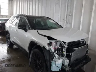 2024 Toyota RAV4 Hybrid XSE with VIN 4T3E6RFV9RU169387, listed as a IAAI auction lot 41566024 with 1,701 mi miles. Bid and sale history available at carsss.com. Image 1.