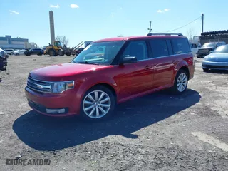 2013 Ford Flex SEL with VIN 2FMGK5C8XDBD19297, listed as a IAAI auction lot 41858490 with 93,142 mi miles. Bid and sale history available at carsss.com. Image 2.