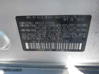 2012 Subaru Forester 2.5X Premium with VIN JF2SHADC4CH404146, listed as a IAAI auction lot 41849805 with 32,217 mi miles. Bid and sale history available at carsss.com. Image 9.