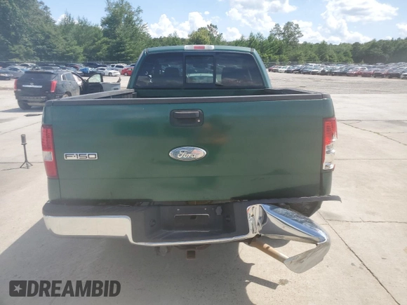 2007 Ford F-150 XL with VIN 1FTPX12V17FA62443, listed as a Copart auction lot 56409265 with 154,733 mi miles and Salvage title. Bid and sale history available at DreamBid. Image 6.
