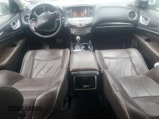 2017 Infiniti QX60 with VIN 5N1DL0MM3HC523024, listed as a Copart auction lot 50169055 with 81,521 mi miles and Salvage Title. Bid and sale history available at carsss.com. Image 8.