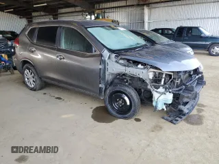2017 Nissan Rogue SV with VIN KNMAT2MT8HP542591, listed as a Copart auction lot 45990045 with 129,979 mi miles and Salvage Title. Bid and sale history available at carsss.com. Image 4.