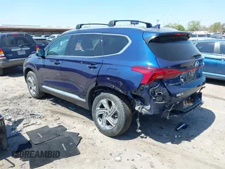 2022 Hyundai Santa Fe SEL with VIN 5NMS2DAJ8NH410618, listed as a IAAI auction lot 41853548 with 58,483 mi miles. Bid and sale history available at carsss.com. Image 3.