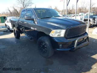 2013 Ram 1500 Tradesman with VIN 1C6RR7FT4DS645906, listed as a IAAI auction lot 41679254 with 123,409 mi miles. Bid and sale history available at carsss.com. Image 1.
