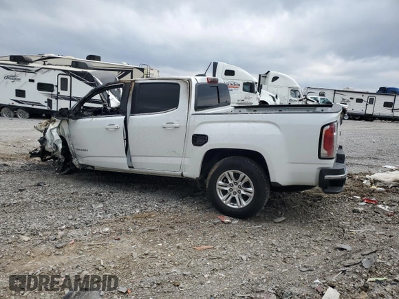 2019 GMC Canyon 2WD SLE with VIN 1GTG5CEAXK1274175, listed as a Copart auction lot 44034995 with 0 mi miles and Salvage Title. Bid and sale history available at carsss.com. Image 2.