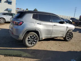 2019 Jeep Compass Trailhawk with VIN 3C4NJDDB8KT748104, listed as a Copart auction lot 87059844 with 112,934 mi miles and Salvage Title. Bid and sale history available at carsss.com. Image 3.