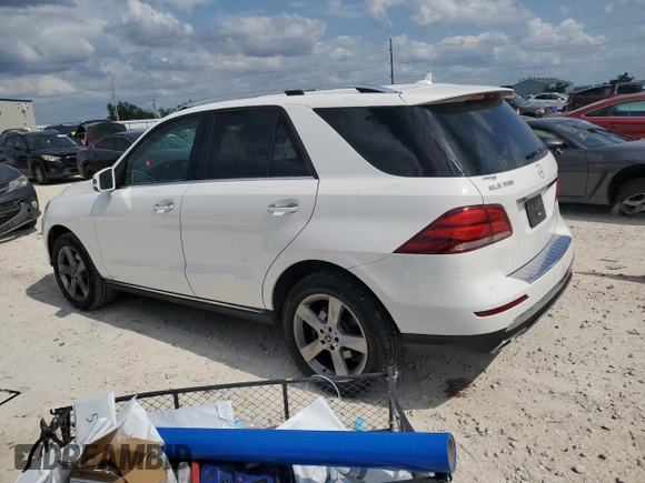 2017 Mercedes-Benz GLE 350 with VIN 4JGDA5JB0HA993089, listed as a Copart auction lot 54891965 with 100,879 mi miles and Clean title. Bid and sale history available at DreamBid. Image 2.