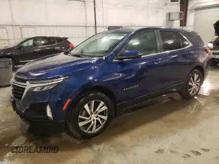 2022 Chevrolet Equinox LT z VIN 3GNAXUEV4NL233974, wystawiony jako Copart lot #50736885 z przebiegiem 17 127 mil mil oraz Szkoda całkowita • Salvage title. Historia ofert i sprzedaży dostępna na DreamBid. Obrazek 1.