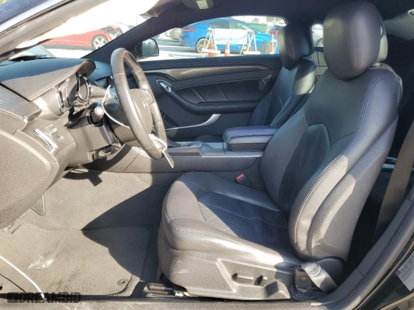 2012 Cadillac CTS Coupe with VIN 1G6DA1E30C0106642, listed as a Copart auction lot 43330145 with 101,063 mi miles and Salvage Title. Bid and sale history available at carsss.com. Image 7.