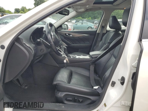 2018 Infiniti Q50 Luxe with VIN JN1EV7APXJM364158, listed as a Copart auction lot 60729825 with 88,018 mi miles and Salvage title. Bid and sale history available at DreamBid. Image 7.