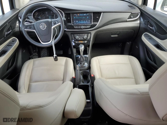 2017 Buick Encore Premium with VIN KL4CJDSB1HB022857, listed as a Copart auction lot 76746504 with 34,180 mi miles and Salvage Title. Bid and sale history available at carsss.com. Image 8.