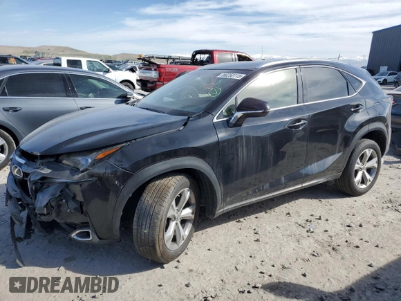 2017 Lexus NX with VIN JTJBARBZ0H2118889, listed as a Copart auction lot 50250115 with 0 mi miles and Salvage Title. Bid and sale history available at carsss.com. Image 1.