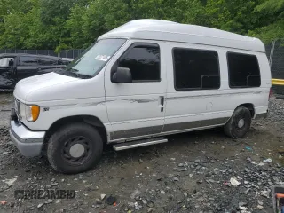 2000 Ford Econoline Cargo Recreational z VIN 1FDRE14L3YHA17676, wystawiony jako Copart lot #58571465 z przebiegiem 174 129 mil mil oraz Szkoda całkowita • Salvage title. Historia ofert i sprzedaży dostępna na DreamBid. Obrazek 1.
