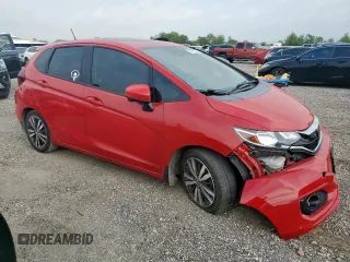 2018 Honda Fit EX-L with VIN 3HGGK5H97JM706911, listed as a Copart auction lot 57121595 with 117,375 mi miles and Salvage title. Bid and sale history available at DreamBid. Image 4.