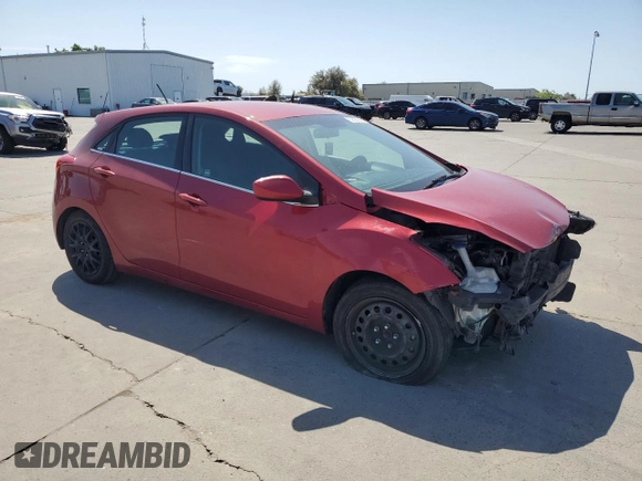 2016 Hyundai Elantra GT with VIN KMHD35LH5GU319206, listed as a Copart auction lot 52622555 with 167,649 mi miles and Salvage Title. Bid and sale history available at carsss.com. Image 4.