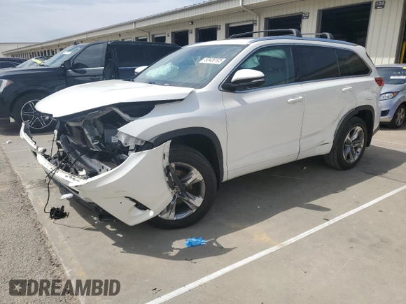 2019 Toyota Highlander Limited z VIN 5TDDZRFH4KS951181, wystawiony jako Copart lot #52439105 z przebiegiem 162 603 mil mil oraz Szkoda całkowita • Salvage title. Historia ofert i sprzedaży dostępna na DreamBid. Obrazek 1.