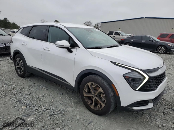 2024 Kia Sportage EX with VIN 5XYK33DFXRG209866, listed as a Copart auction lot 86370354 with 33,504 mi miles and Salvage Title. Bid and sale history available at carsss.com. Image 4.