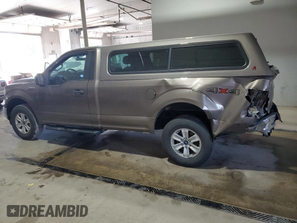 2018 Ford F-150 XL with VIN 1FTMF1EB4JKC19744, listed as a Copart auction lot 57333825 with 81,550 mi miles and Salvage title. Bid and sale history available at DreamBid. Image 2.