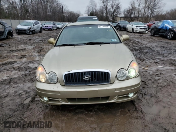 2003 Hyundai Sonata with VIN KMHWF25S03A806154, listed as a Copart auction lot 42791435 with 194,357 mi miles and Salvage Title. Bid and sale history available at carsss.com. Image 5.
