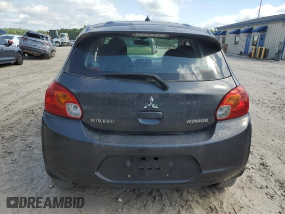 2015 Mitsubishi Mirage DE with VIN ML32A3HJ7FH002331, listed as a Copart auction lot 57827745 with 106,991 mi miles and Clean title. Bid and sale history available at DreamBid. Image 6.