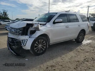2018 Ford Expedition Limited with VIN 1FMJU1KT5JEA33968, listed as a Copart auction lot 63858945 with 111,491 mi miles and Salvage title. Bid and sale history available at DreamBid. Image 1.