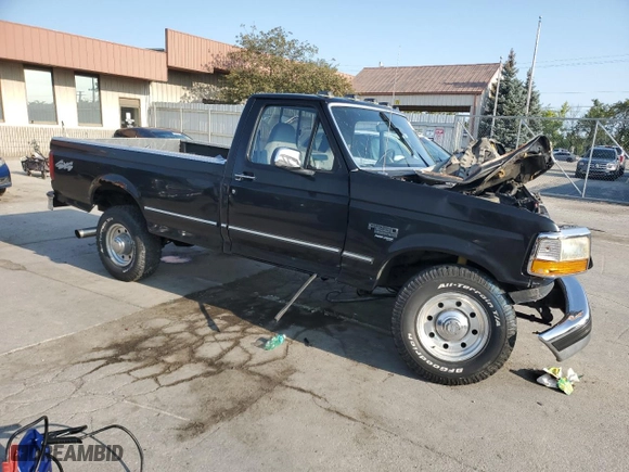 1997 Ford F-250 HD with VIN 1FTHF26F2VEC24650, listed as a Copart auction lot 70712684 with 155,588 mi miles and Clean Title. Bid and sale history available at carsss.com. Image 4.