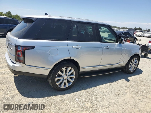 2015 Land Rover Range Rover HSE z VIN SALGS2VF3FA234047, wystawiony jako Copart lot #63146325 z przebiegiem 93 641 mil mil oraz Czysty tytuł • Clean title. Historia ofert i sprzedaży dostępna na DreamBid. Obrazek 3.