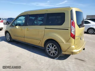 2014 Ford Transit Connect Wagon XLT with VIN NM0GE9F7XE1157901, listed as a Copart auction lot 45498225 with 181,520 mi miles and Salvage Title. Bid and sale history available at carsss.com. Image 2.