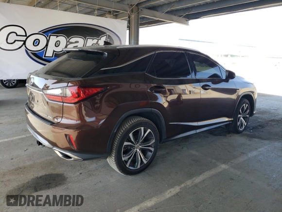 2016 Lexus RX 350 with VIN 2T2ZZMCA0GC012511, listed as a Copart auction lot 56396835 with 95,206 mi miles and Salvage title. Bid and sale history available at DreamBid. Image 3.