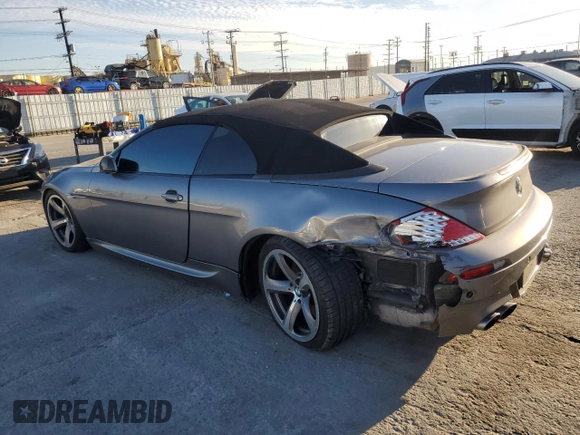 2009 BMW 6 Series 650i with VIN WBAEB535X9C224051, listed as a Copart auction lot 46105185 with 152,898 mi miles and Salvage Title. Bid and sale history available at carsss.com. Image 2.