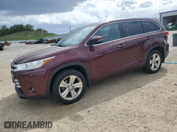 2018 Toyota Highlander SE with VIN 5TDJZRFH3JS494235, listed as a Copart auction lot 57256135 with 69,059 mi miles and Clean title. Bid and sale history available at DreamBid. Image 1.