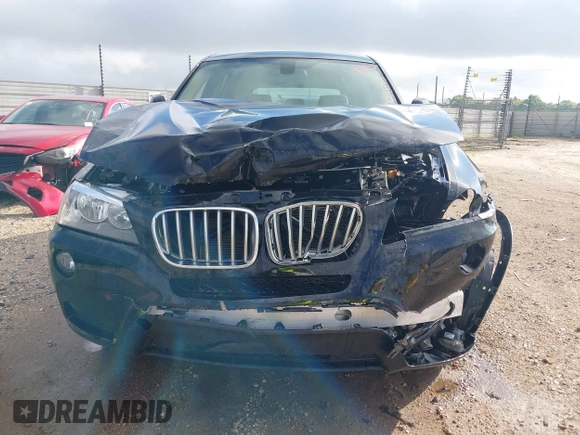 2014 BMW X3 xDrive28i with VIN 5UXWX9C50E0D24494, listed as a IAAI auction lot 41947605 with Not Provided miles and . Bid and sale history available at DreamBid. Image 12.