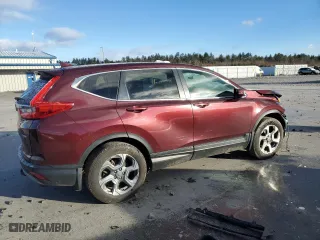 2019 Honda CR-V EX with VIN 2HKRW2H56KH676251, listed as a Copart auction lot 82765654 with 122,196 mi miles and Salvage Title. Bid and sale history available at carsss.com. Image 3.