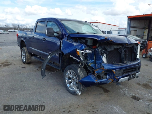 2017 Nissan Titan Pro-4X z VIN 1N6BA1F45HN519305, wystawiony jako IAAI lot #41689197 z przebiegiem 116 562 mil mil oraz . Historia ofert i sprzedaży dostępna na DreamBid. Obrazek 1.