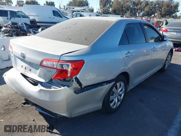 2012 Toyota Camry L with VIN 4T4BF1FK4CR160872, listed as a IAAI auction lot 41125175 with 98,383 mi miles. Bid and sale history available at carsss.com. Image 4.