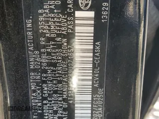 2009 Toyota Camry with VIN 4T1BE46K89U271657, listed as a Copart auction lot 52189535 with Not Provided miles and Salvage Title. Bid and sale history available at DreamBid. Image 15.
