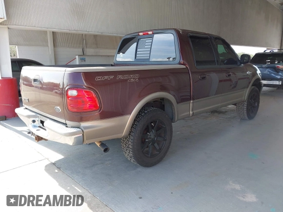2001 Ford F-150 XLT with VIN 1FTRW08L91KA85396, listed as a IAAI auction lot 42525105 with 123,360 mi miles and . Bid and sale history available at DreamBid. Image 4.