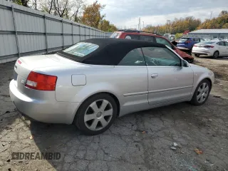 2006 Audi A4 3.0L with VIN WAUDT48H26K001588, listed as a Copart auction lot 77682844 with 126,460 mi miles and Salvage Title. Bid and sale history available at carsss.com. Image 3.