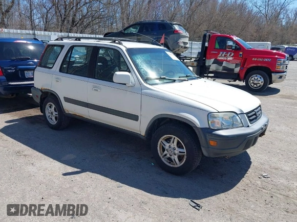 1999 Honda CR-V EX with VIN JHLRD186XXC042293, listed as a IAAI auction lot 42046143 with 276,290 mi miles. Bid and sale history available at carsss.com. Image 1.