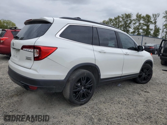2021 Honda Pilot Special Edition with VIN 5FNYF6H29MB062742, listed as a Copart auction lot 54957435 with 66,915 mi miles and Salvage Title. Bid and sale history available at DreamBid. Image 3.