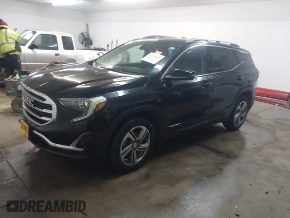 2018 GMC Terrain SLT with VIN 3GKALVEV9JL269507, listed as a IAAI auction lot 41718138 with 96,114 mi miles. Bid and sale history available at carsss.com. Image 2.