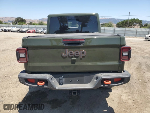 2023 Jeep Gladiator Mojave with VIN 1C6JJTEG9PL559331, listed as a Copart auction lot 62415345 with 22,091 mi miles and Salvage title. Bid and sale history available at DreamBid. Image 6.