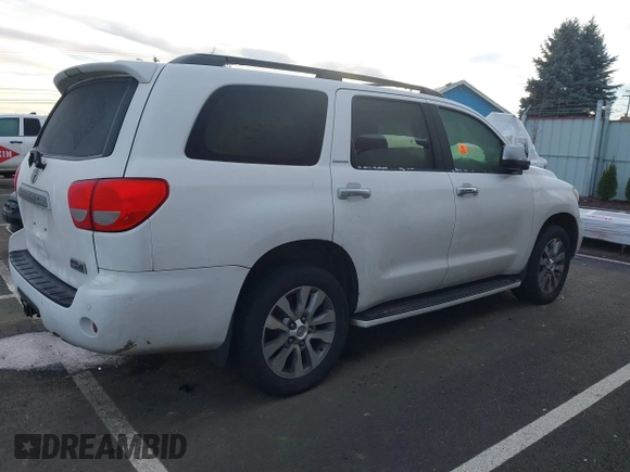 2016 Toyota Sequoia Limited with VIN 5TDJY5G11GS141854, listed as a IAAI auction lot 41259602 with 1 mi miles. Bid and sale history available at carsss.com. Image 4.