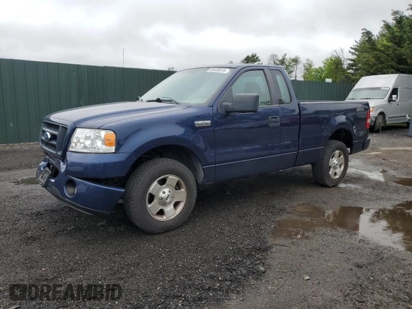2007 Ford F-150 XL with VIN 1FTRF12287NA48062, listed as a Copart auction lot 55933815 with 113,308 mi miles and Salvage title. Bid and sale history available at DreamBid. Image 1.